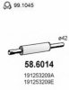 ASSO 58.6014 Middle Silencer